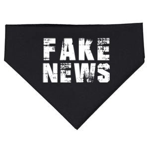 Fake News Election Keep America Great 2024 Trump USA-Made Doggie Bandana