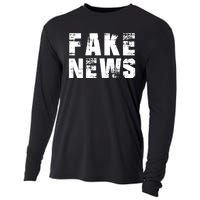 Fake News Election Keep America Great 2024 Trump Cooling Performance Long Sleeve Crew