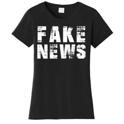 Fake News Election Keep America Great 2024 Trump Women's T-Shirt