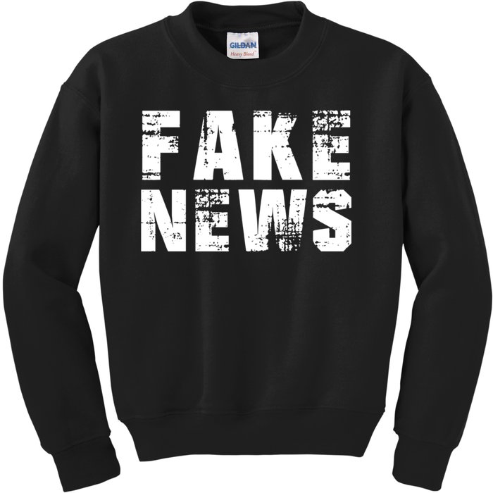 Fake News Election Keep America Great 2024 Trump Kids Sweatshirt