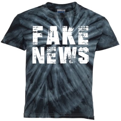 Fake News Election Keep America Great 2024 Trump Kids Tie-Dye T-Shirt