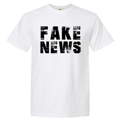 Fake News Election Keep America Great 2024 Trump Garment-Dyed Heavyweight T-Shirt