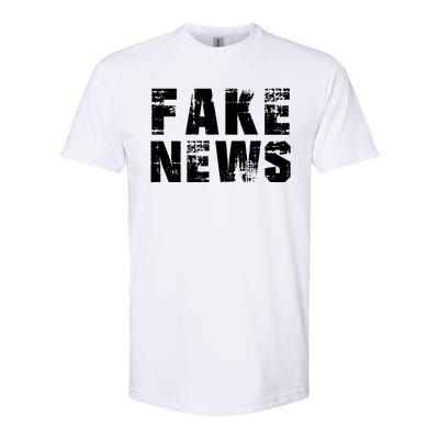 Fake News Election Keep America Great 2024 Trump Softstyle CVC T-Shirt