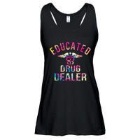 Funny Nurse Educated Drug Dealer Nurse Life Ladies Essential Flowy Tank