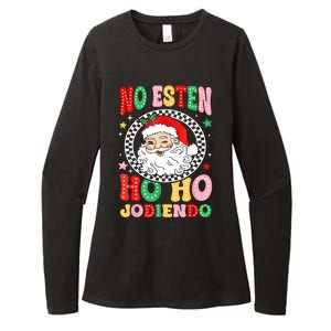 Funny No Esten Ho Ho Jodiendo Womens CVC Long Sleeve Shirt