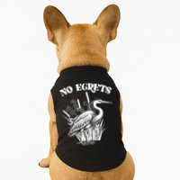 Funny No Egrets No Regrets Bird Pun Doggie Tank