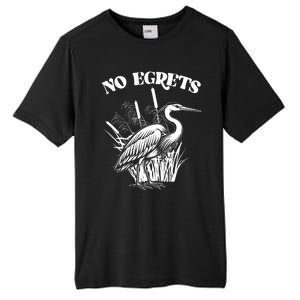 Funny No Egrets No Regrets Bird Pun Tall Fusion ChromaSoft Performance T-Shirt