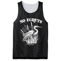 Funny No Egrets No Regrets Bird Pun Mesh Reversible Basketball Jersey Tank