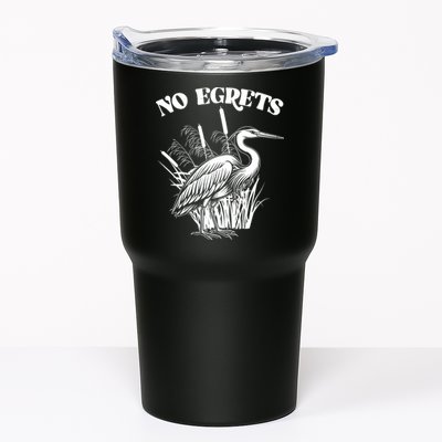 Funny No Egrets No Regrets Bird Pun Tumbler