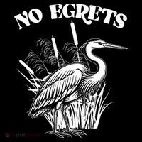 Funny No Egrets No Regrets Bird Pun Poster