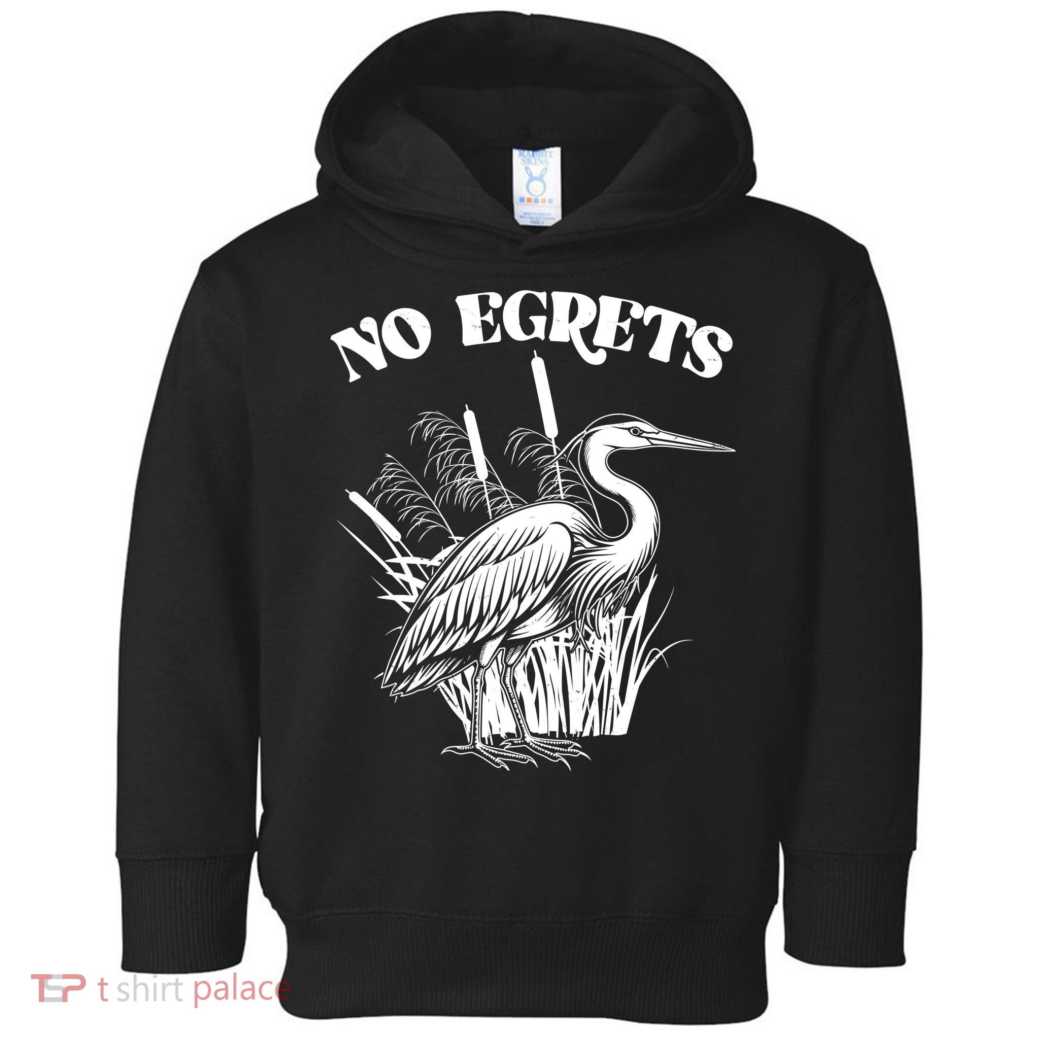 Funny No Egrets No Regrets Bird Pun Toddler Hoodie