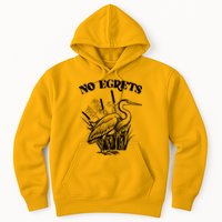 Funny No Egrets No Regrets Bird Pun Hoodie