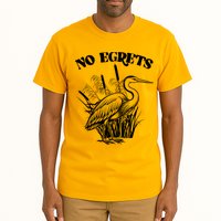 Funny No Egrets No Regrets Bird Pun Tall T-Shirt