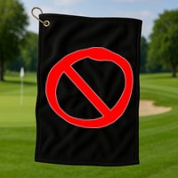 FNF Game Boyfriend Signature Golf Towel