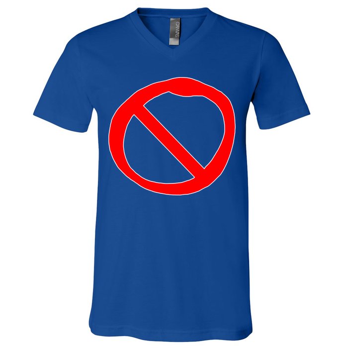 FNF Game Boyfriend Signature V-Neck T-Shirt