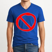 FNF Game Boyfriend Signature V-Neck T-Shirt