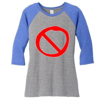 FNF Game Boyfriend Signature Women's Tri-Blend 3/4-Sleeve Raglan Shirt