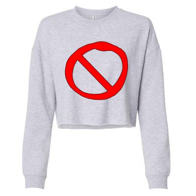 FNF Game Boyfriend Signature Cropped Pullover Crew