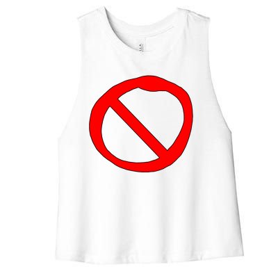 FNF Game Boyfriend Signature Women's Racerback Cropped Tank