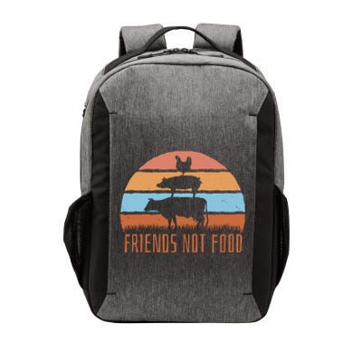 Friends Not Food Animal Lover Vegan Vector Backpack