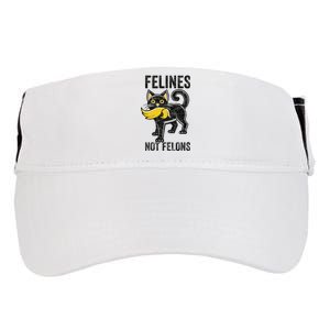 Felines Not Felons Antitrump Cat Eating Trump Hair Adult Drive Performance Visor