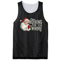 Funny Nothing For You Santa Christmas Christmas Gift For Christmas Party Mesh Reversible Basketball Jersey Tank