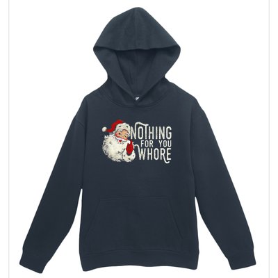 Funny Nothing For You Santa Christmas Christmas Gift For Christmas Party Urban Pullover Hoodie