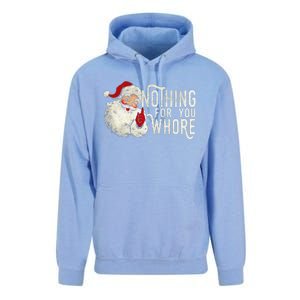 Funny Nothing For You Santa Christmas Christmas Gift For Christmas Party Unisex Surf Hoodie