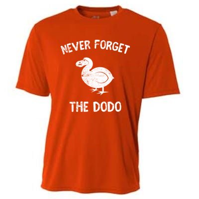 Funny Never Forget The Dodo Bird Extinct Birdwatcher Gift Cool Gift Cooling Performance Crew T-Shirt