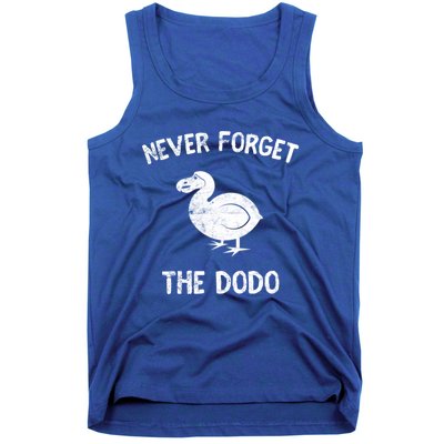 Funny Never Forget The Dodo Bird Extinct Birdwatcher Gift Cool Gift Tank Top