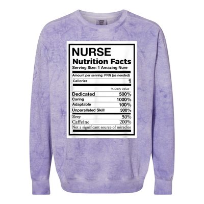 Funny Nurse Colorblast Crewneck Sweatshirt