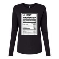 Funny Nurse Womens Cotton Relaxed Long Sleeve T-Shirt