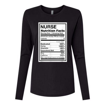 Funny Nurse Womens Cotton Relaxed Long Sleeve T-Shirt