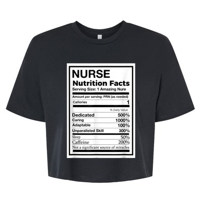 Funny Nurse Bella+Canvas Jersey Crop Tee