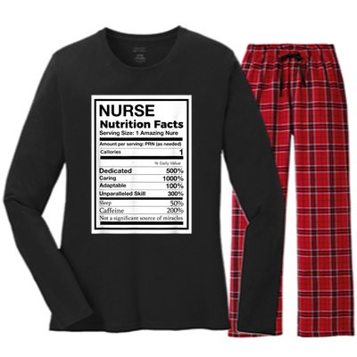 Funny Nurse Women's Long Sleeve Flannel Pajama Set 