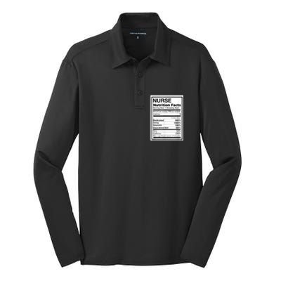 Funny Nurse Silk Touch Performance Long Sleeve Polo