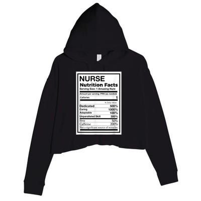 Funny Nurse Crop Fleece Hoodie