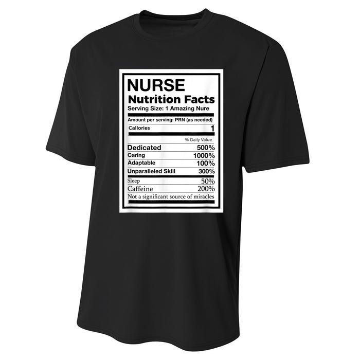 Funny Nurse Performance Sprint T-Shirt