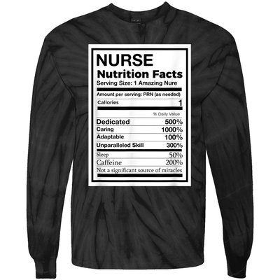 Funny Nurse Tie-Dye Long Sleeve Shirt