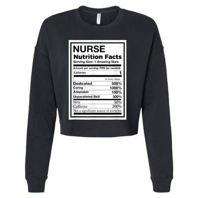 Funny Nurse Cropped Pullover Crew