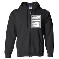 Funny Nurse Full Zip Hoodie