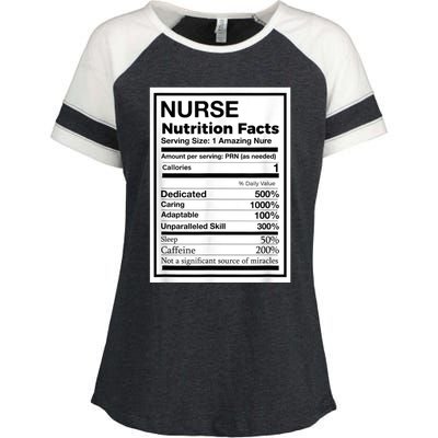 Funny Nurse Enza Ladies Jersey Colorblock Tee