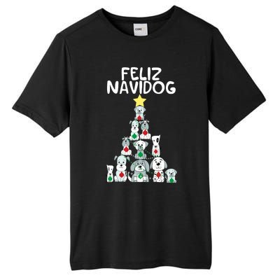 Feliz Navidog Feliz Navidad Christmas For Dog Lovers Tall Fusion ChromaSoft Performance T-Shirt