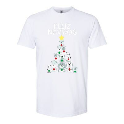 Feliz Navidog Feliz Navidad Christmas For Dog Lovers Softstyle® CVC T-Shirt