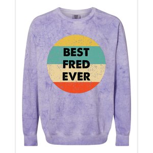 Fred Name Colorblast Crewneck Sweatshirt