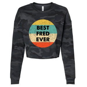 Fred Name Cropped Pullover Crew