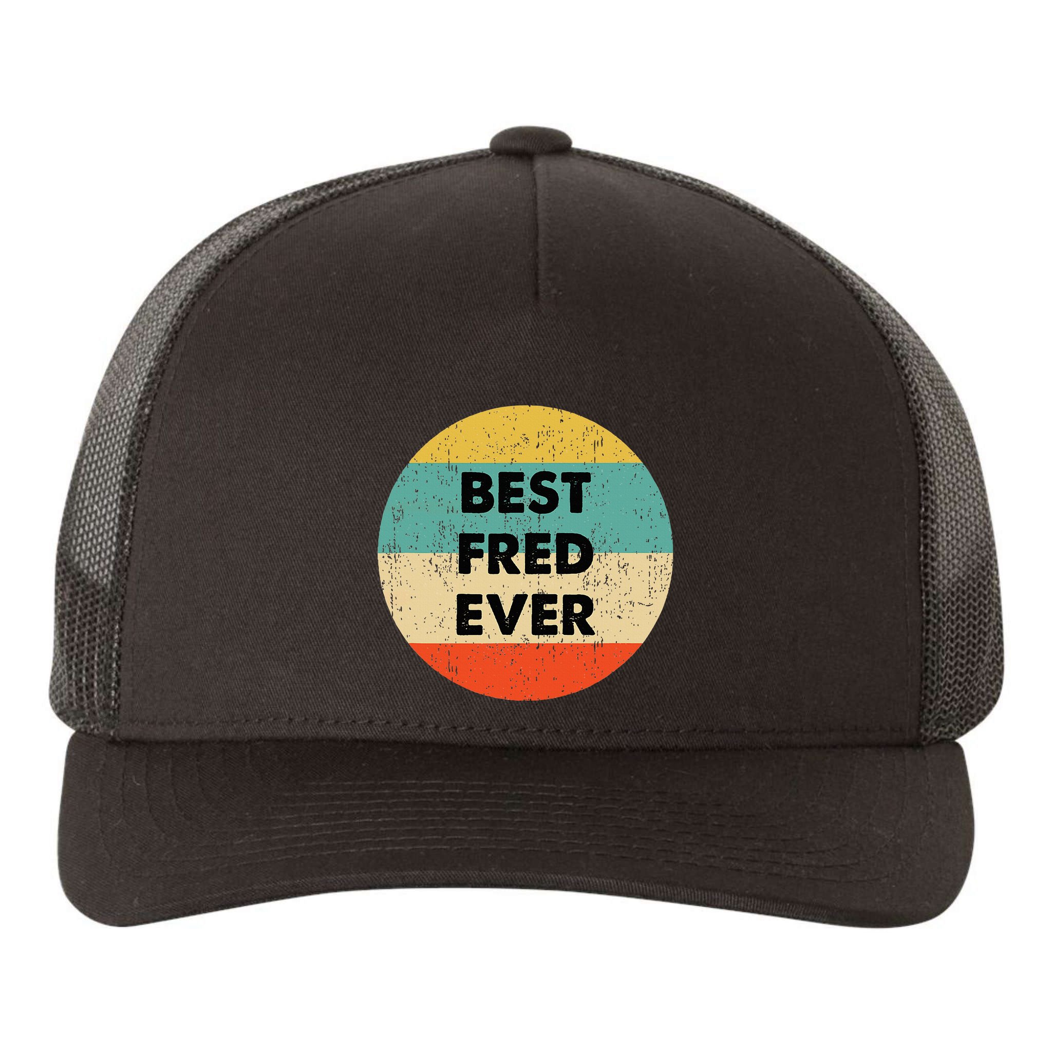 Fred Name Yupoong Adult 5-Panel Trucker Hat