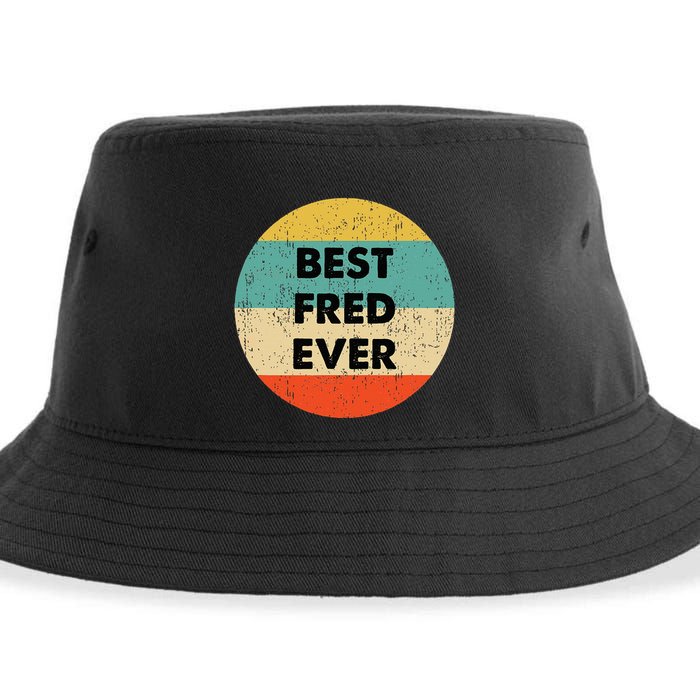 Fred Name Sustainable Bucket Hat
