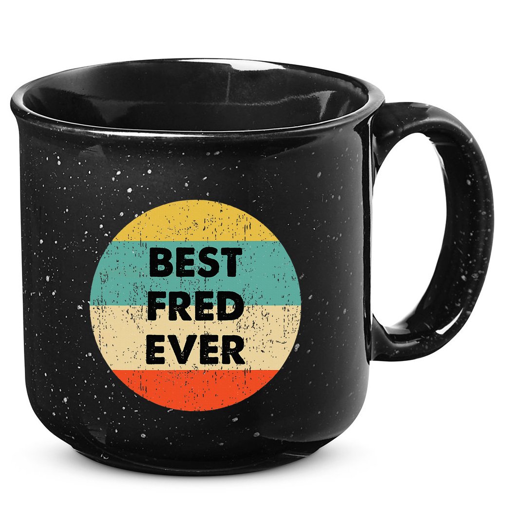 Fred Name 15oz Campfire Ceramic Mug