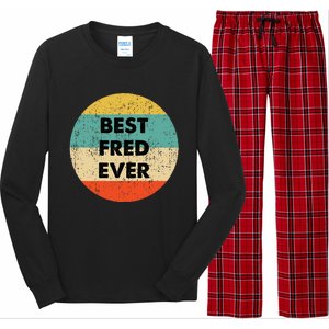 Fred Name Long Sleeve Pajama Set